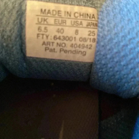 Salomon vibe gore Tex teal running shoes size 8 - Picture 7 of 9